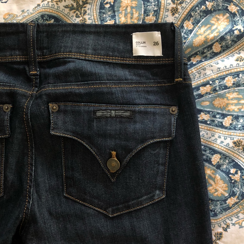 dark blue Hudson jeans